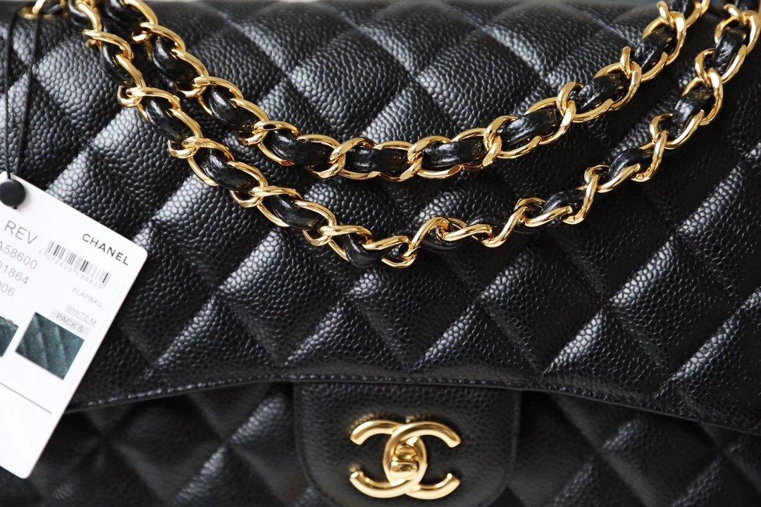 Túi xách Chanel Classic like auth size 30 màu đen